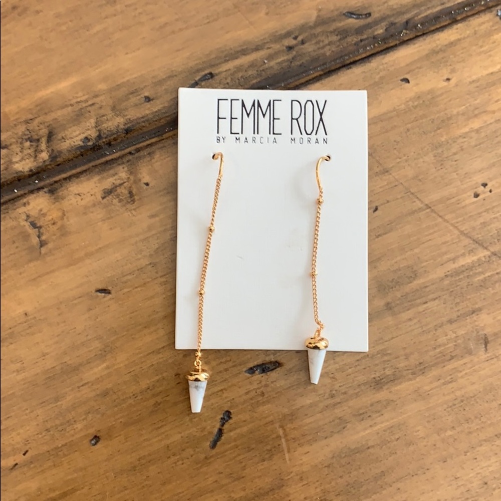 Femme Rox Marcia Moran dangle earrings!
